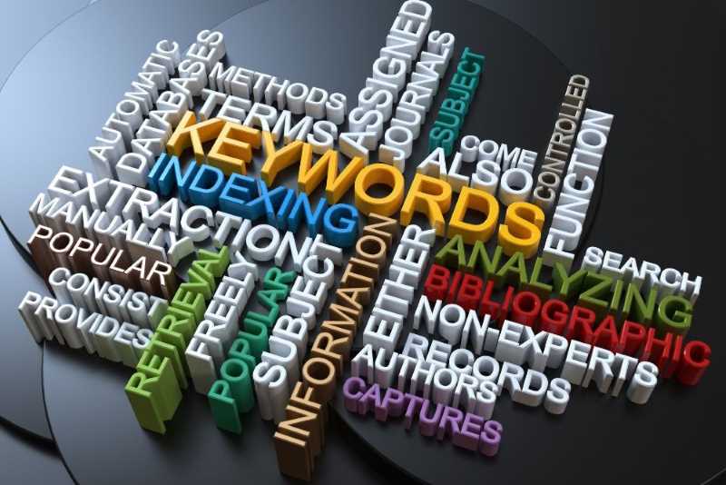 power of keywords in website